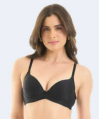 Sutiã Microfibra Trabalhada Bojo Casca (Coleção Atemporal) - VI LINGERIE