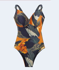 Maio com Bojo Plus Size Estampado FAMILIA ESTAMPADA - PATHY