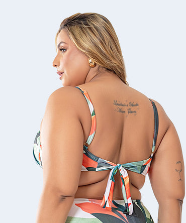 Top com Base Plus Size Estampado FAMILIA ESTAMPADA - PATHY