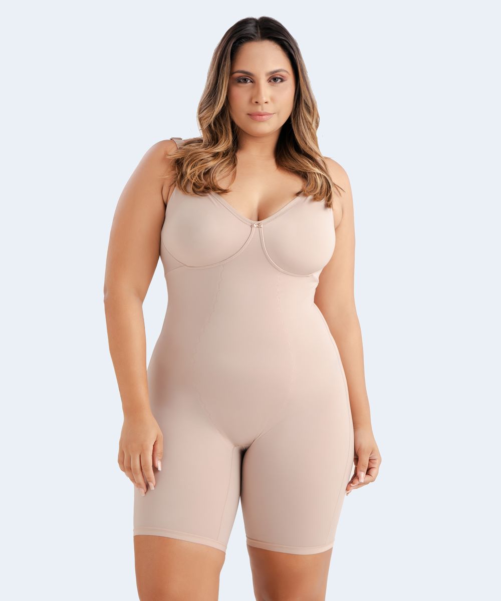 Modelador Macaquinho sem Bojo Plus Size - VI LINGERIE
