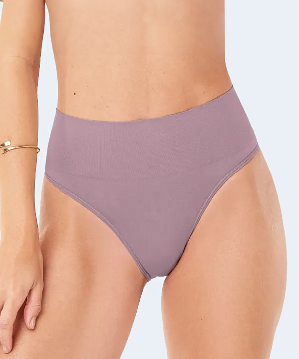 Calcinha Tanga Cós Alta Sem Costura - ZEE RUCCI