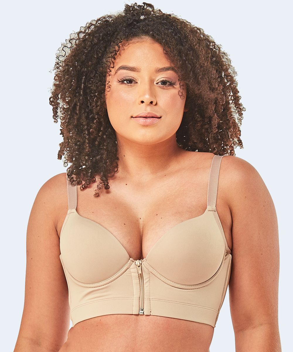 Sutiã com Bojo Abertura Frontal com Ziper Plus Size - VI LINGERIE