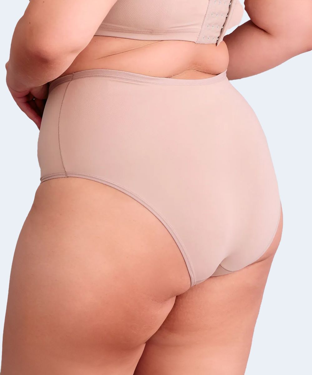 Calcinha De Microfibra Alta Plus Size (Linha Básica) - SANTA PASSION