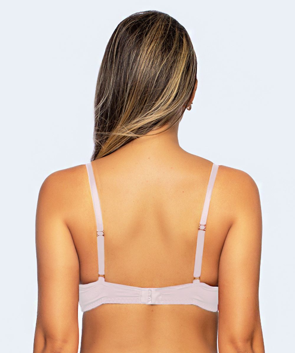 Sutiã de Renda com Bojo e Joia na Alça - JACKIE LINGERIE