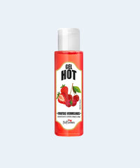 Gel Excitante Beijável de Frutas Vermelhas Gel Hot - HOT FLOWERS