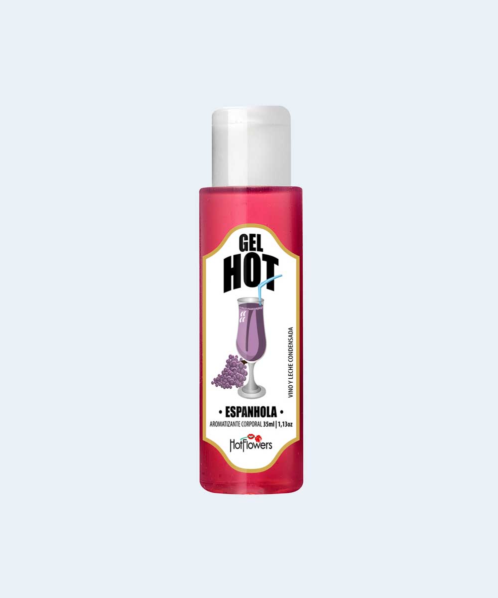 Gel Excitante Beijável de Espanhola Gel Hot - HOT FLOWERS