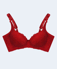 Sutiã Estruturado Microfibra e Renda com Suporte - SANTA PASSION