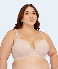 Sutiã Plus Size Base Renda Bojo Soft - NAYANE