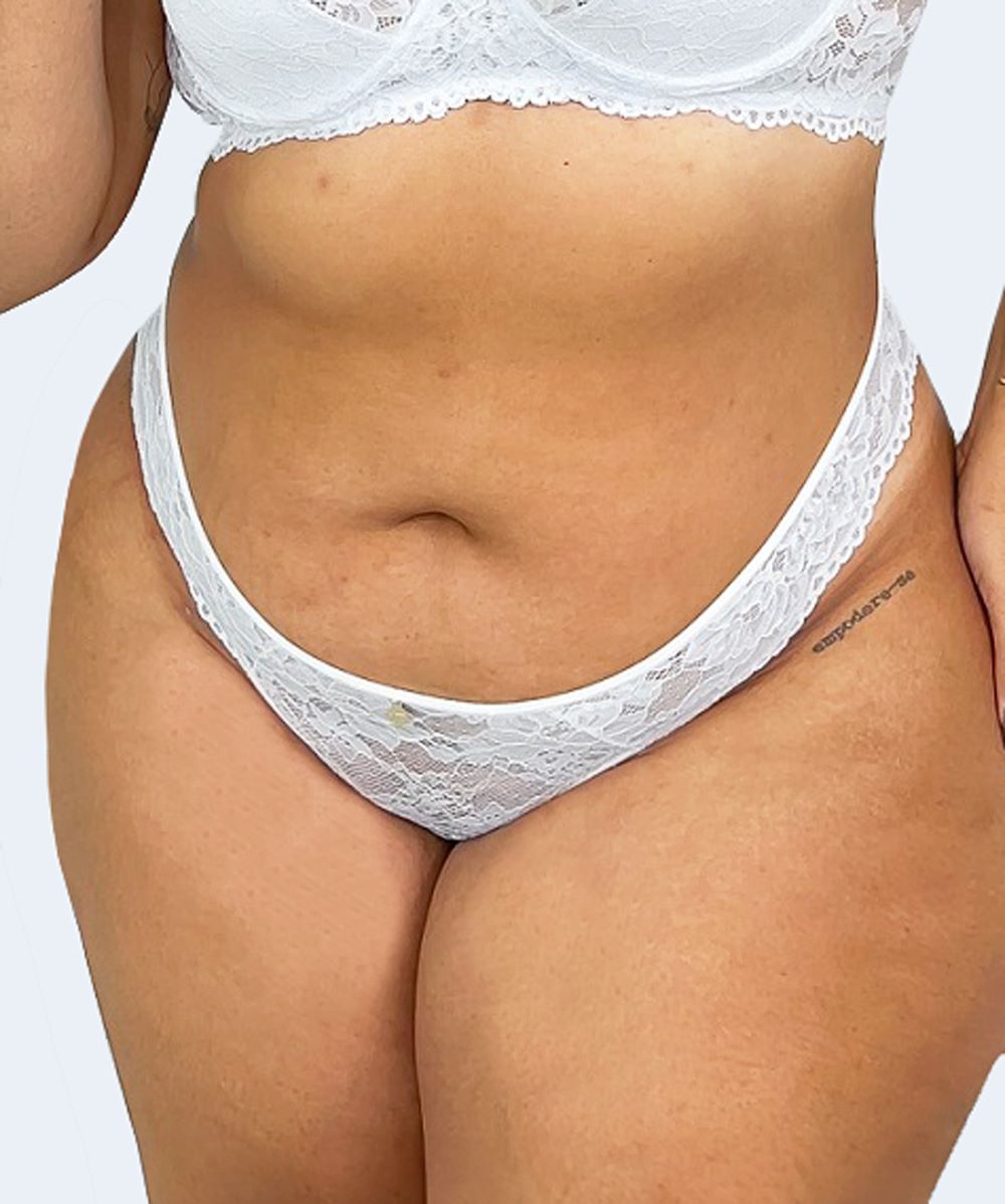 Calcinha Renda Com Biju Plus Size - JACKIE LINGERIE