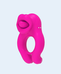 Vibrador Peniano com Estimulador de clitóris - Lick Ring - ALWUP - SEXY IMPORT