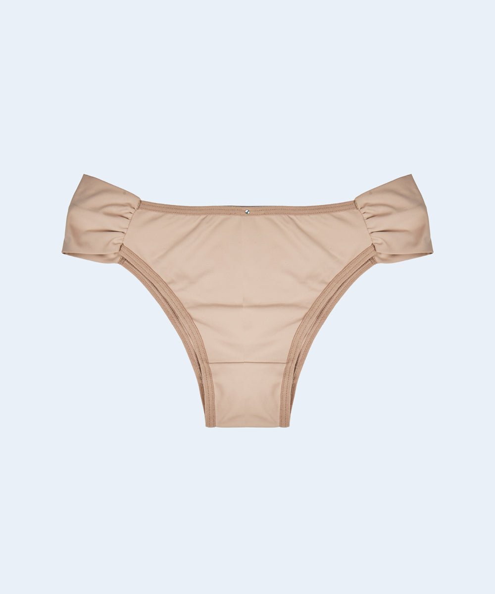 Calcinha Tanga Lateral Dupla Franzida (Linha Básica) - SANTA PASSION