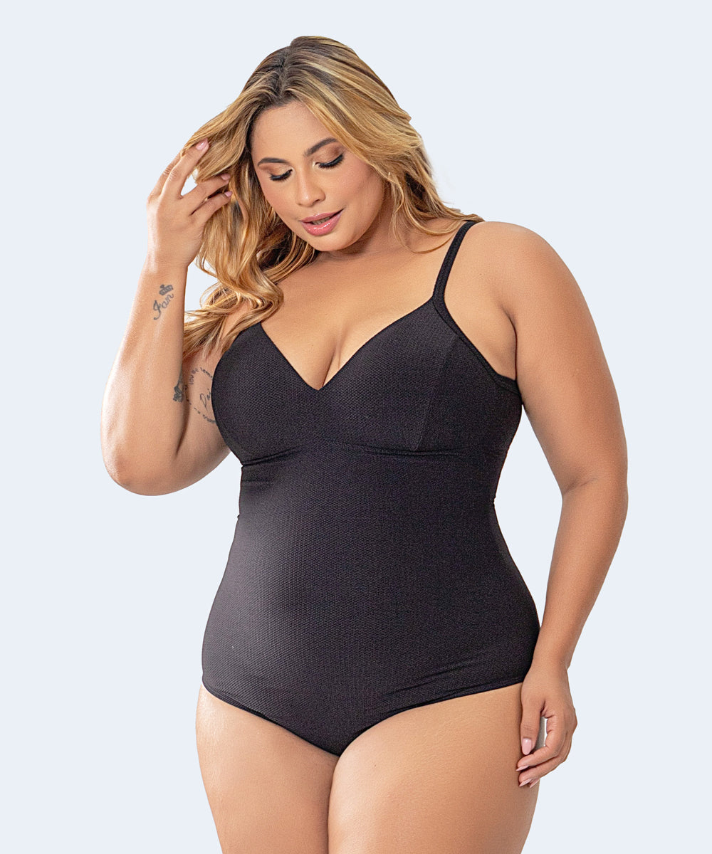 Maio com Bojo Plus Size FAMILIA SHEASHORE - PATHY