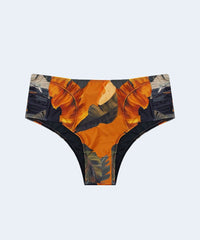 Tanga Alta Drapeada Plus Size FAMILIA ESTAMPADA - PATHY