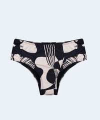 Tanga Alta Drapeada Plus Size FAMILIA ESTAMPADA - PATHY