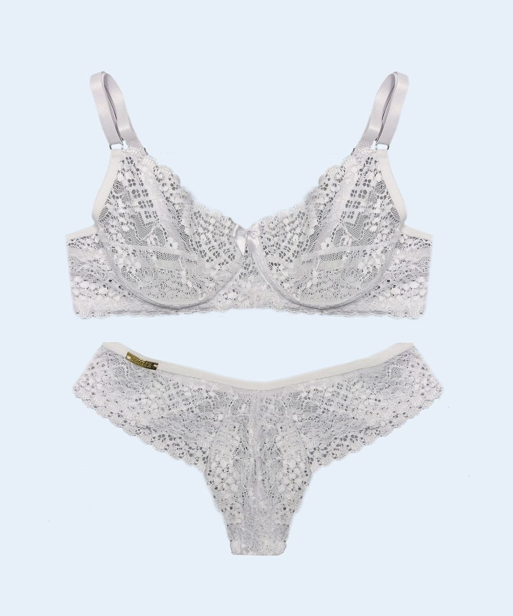 Conjunto Renda Sem Bojo com Aro - FEMME FATALLE