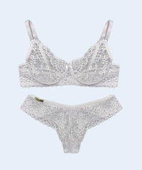 Conjunto Renda Sem Bojo com Aro - FEMME FATALLE