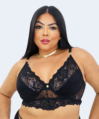 Sutiã sem Bojo com Detalhe Coração Plus Size - JACKIE