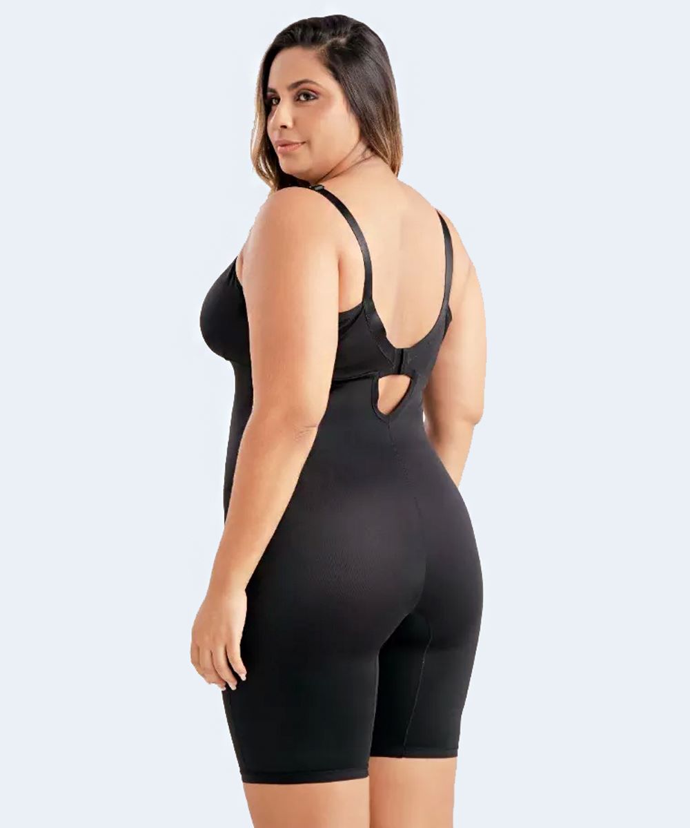Modelador Macaquinho sem Bojo Plus Size - VI LINGERIE