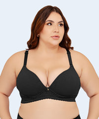Sutiã Plus Size Base Renda Bojo Soft - NAYANE