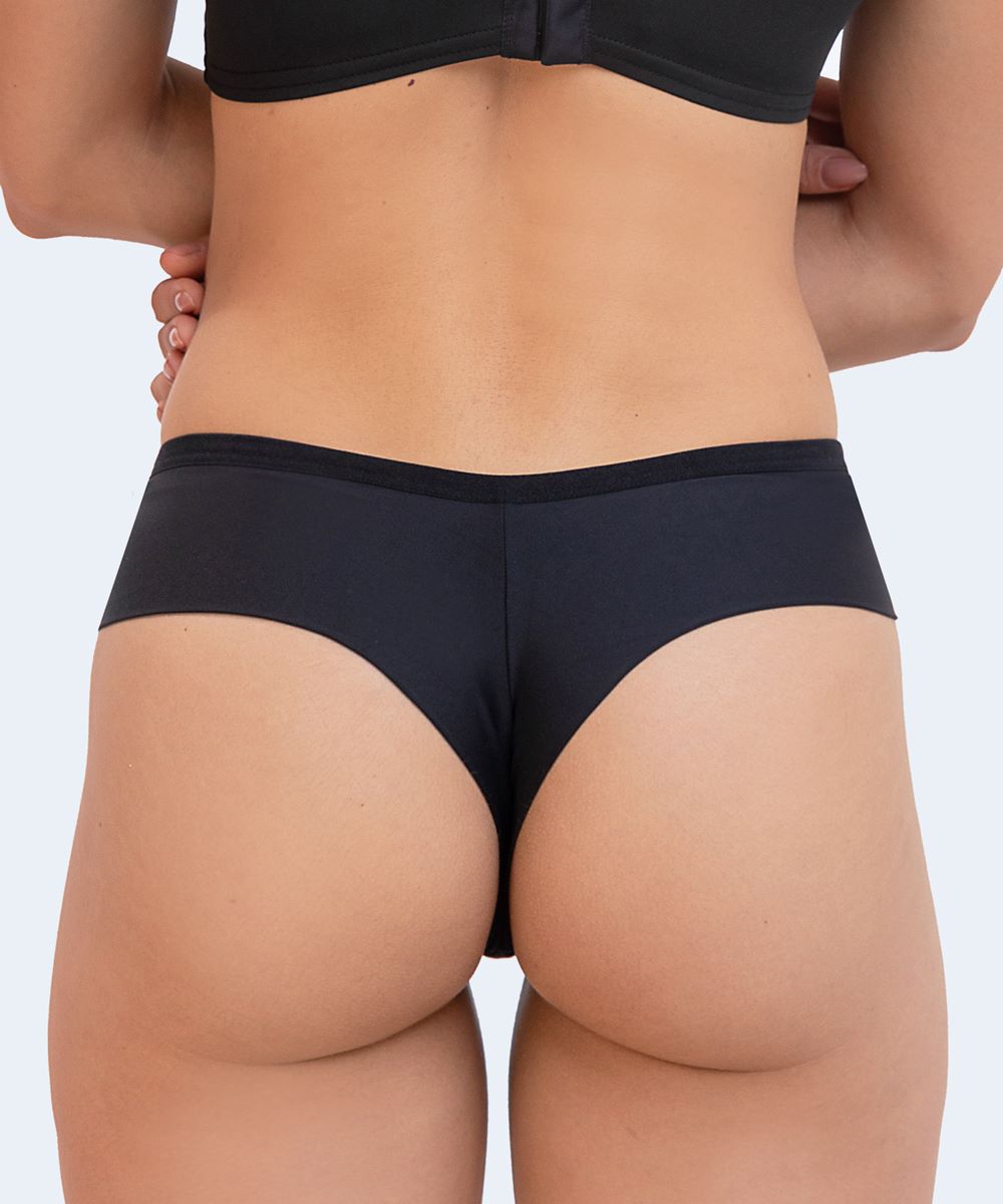 Calcinha de Microfibra Lisa Fio Duplo Lateral Large (Linha Básica) - SANTA PASSION