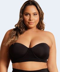 Sutiã de Microfibra Estruturado Tomara que Caia Plus Size - THAIS FERREIRA