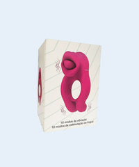 Vibrador Peniano com Estimulador de clitóris - Lick Ring - ALWUP - SEXY IMPORT