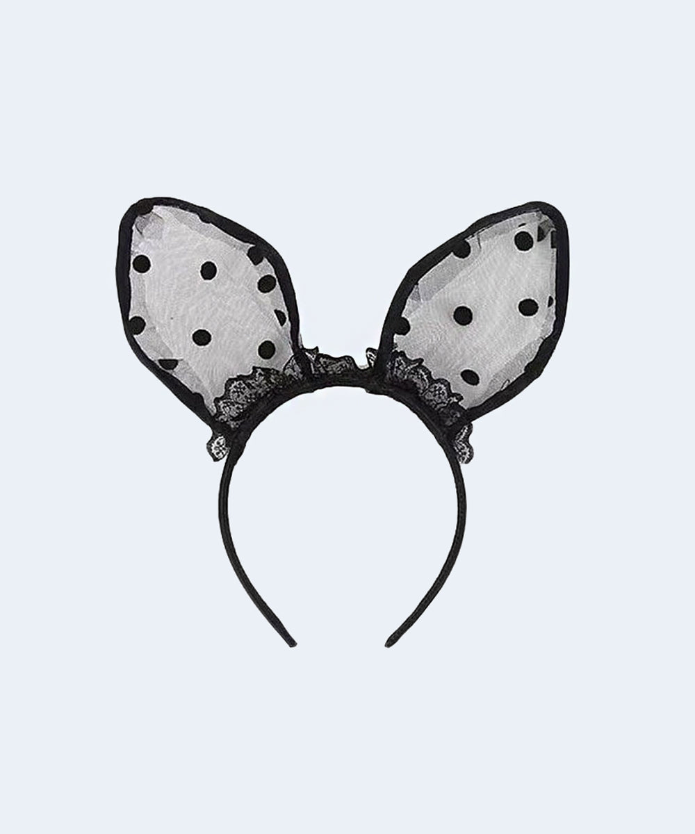 Kit - Rabo de Raposa com Tiara de Orelhas - Grampos para os seios em Metal e Gargantilha com Mascara - SI - SEXY IMPORT