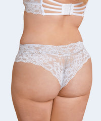 Calcinha Renda Com Costura no Cós Plus Size - JACKIE LINGERIE