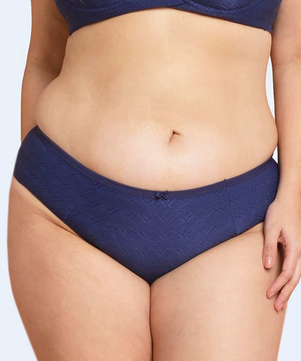 Calcinha Microfibra Trabalhada Lateral Duplo (Coleção Atemporal) - VI LINGERIE