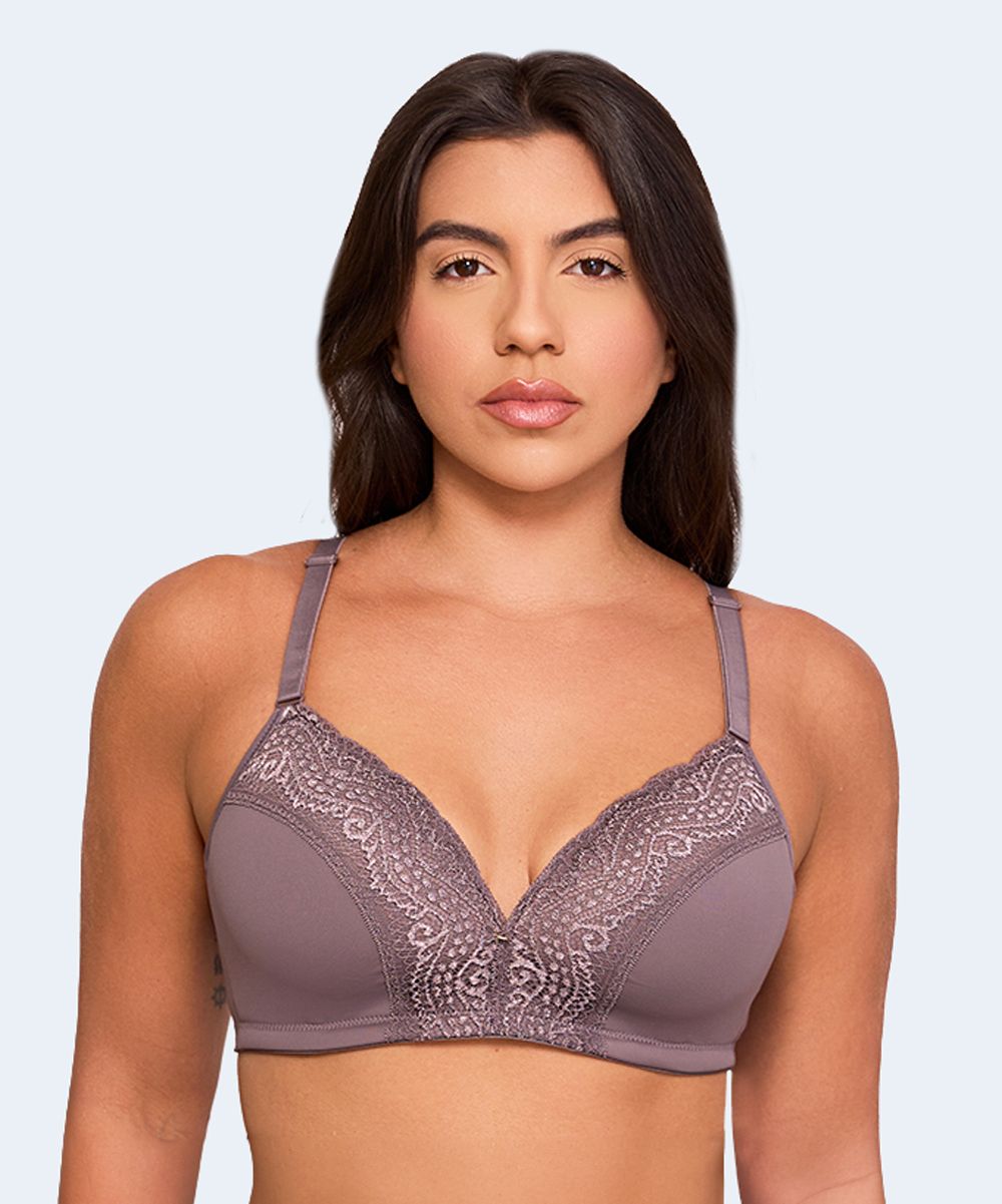 Sutia Top Bojo Tri Sem Aros Renda Decote - NAYANE