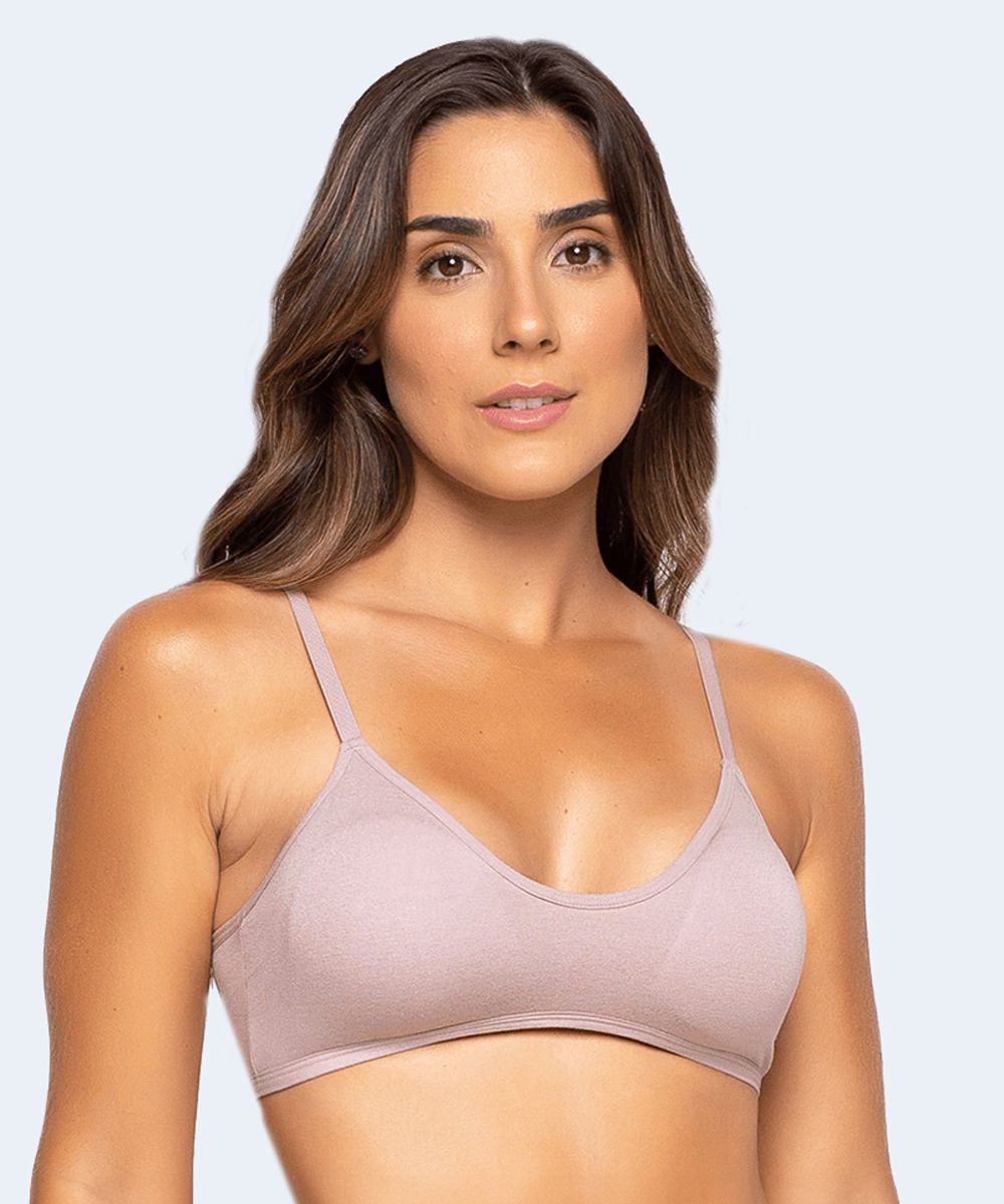 Sutiã Top Bojo Removível Nanotec - Estilo Natural