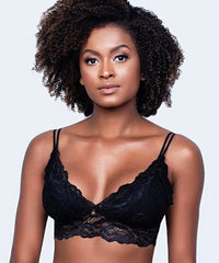 Sutiã de Renda com Bojo Removível - JACKIE LINGERIE