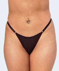 Calcinha String de Tule com Biju - MARYS LENE
