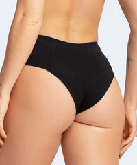 Calcinha Alta Dupla Lateral (Linha Nanotec) - Estilo Natural