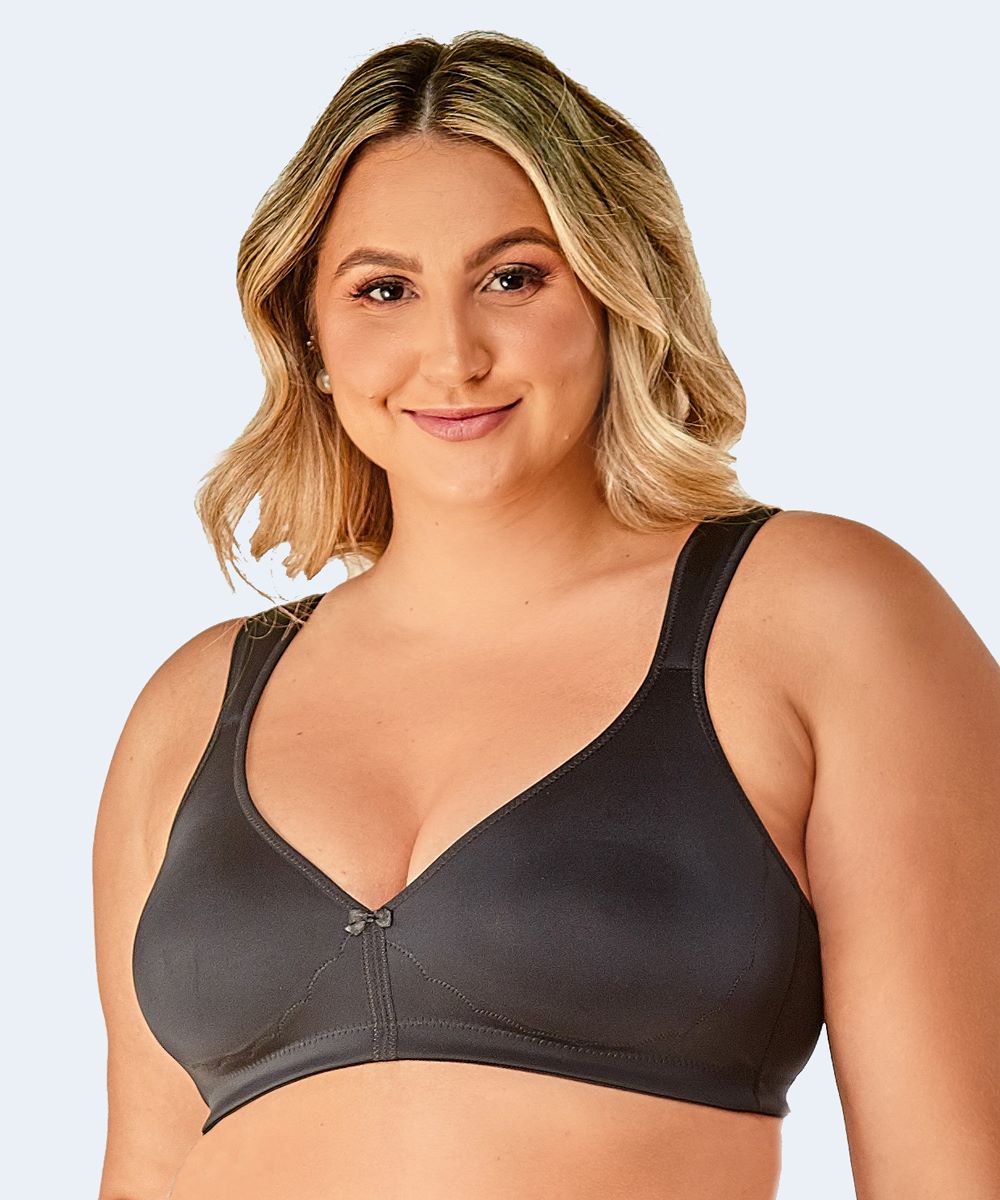 Sutiã Moldado Duplo sem Bojo Alça Reforçada Plus Size - VI LINGERIE
