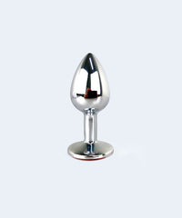 Plug Anal Cônico P com Pedra Brilhante - SEXY IMPORT