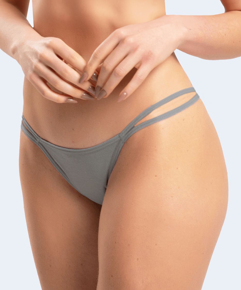 Calcinha Tanga String (Linha Nanotec) - Estilo Natural