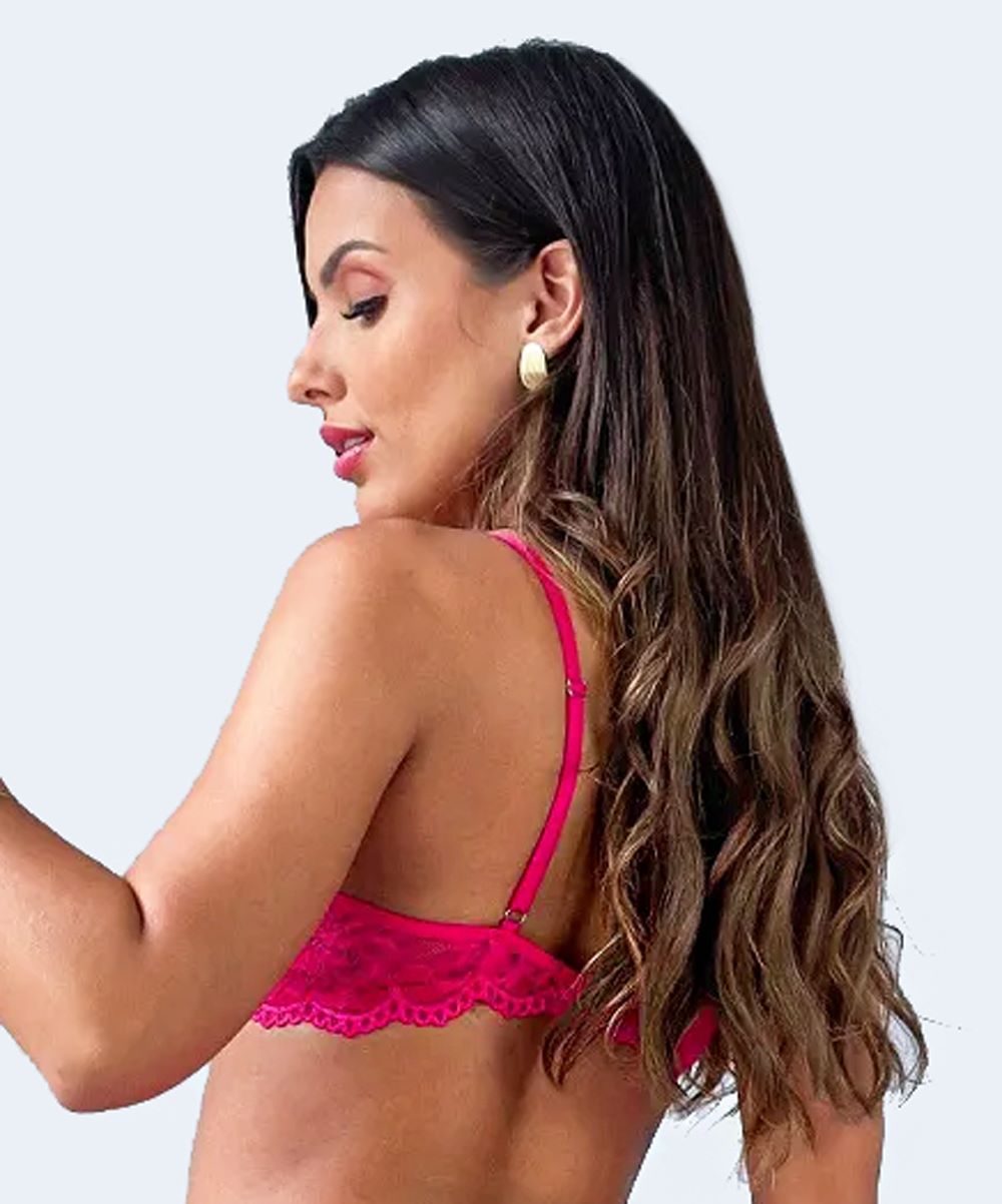 Sutiã Push Up em Renda - JACKIE LINGERIE