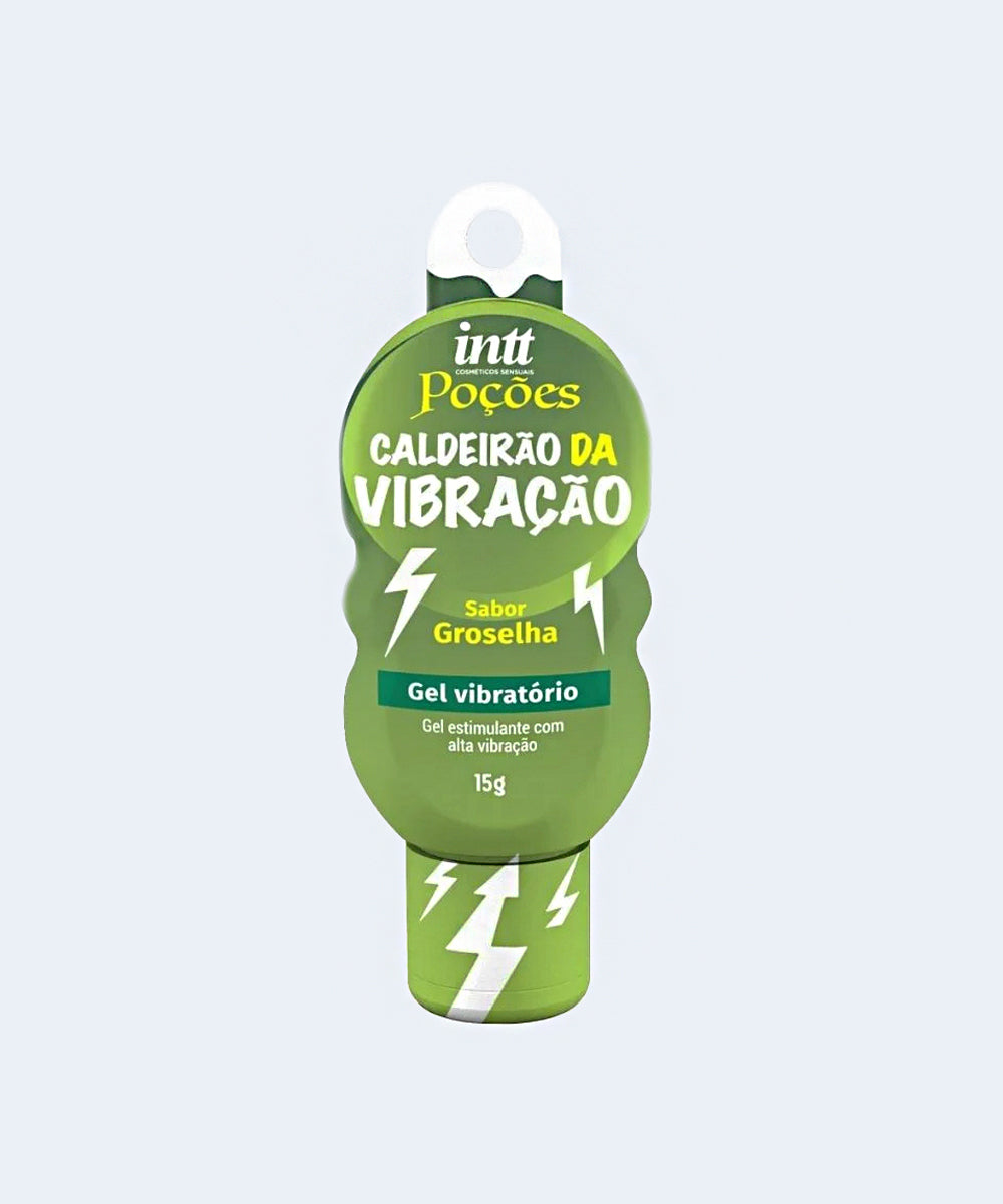 Poção Caldeirão da Vibração Gel com Efeito de Vibração e Aroma de Groselha - INTT