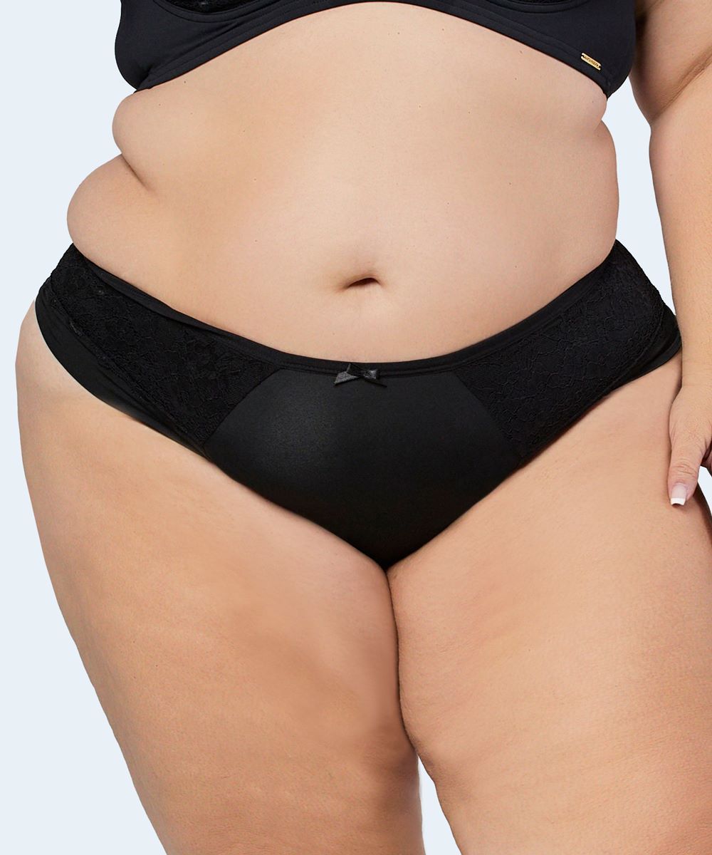 Calcinha de Microfibra Plus Size (Linha Luxurious SANTA PASSION
