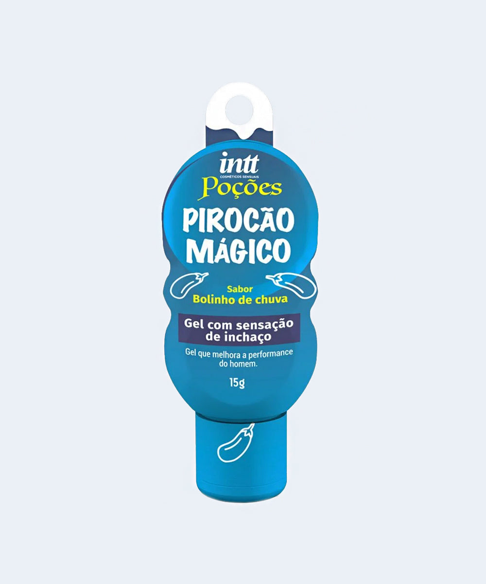Poção Pirocão Magico Gel Funcional Masculino com Aroma de Bolinho de Chuva - INTT