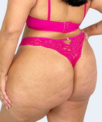 Calcinha Renda Com Biju Plus Size - JACKIE LINGERIE