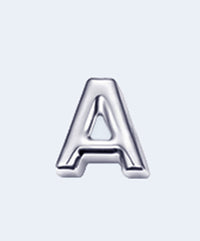 Letras do Alfabeto em Metal Prateado para Lingerie Personalizada Unidade - YAFFA LINGERIE