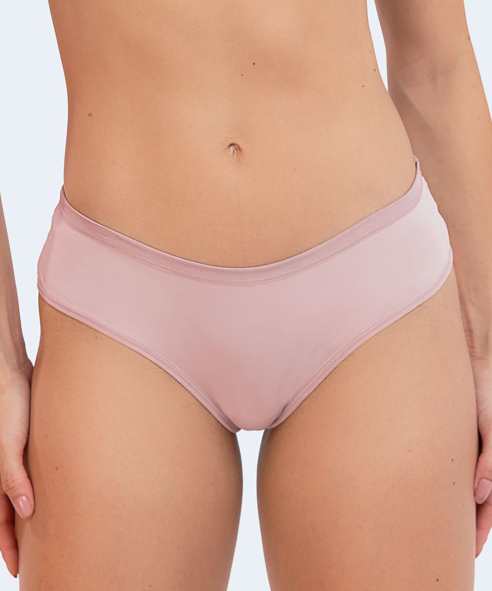 Calcinha de Microfibra Lisa Fio Duplo Lateral Large (Linha Básica) - SANTA PASSION