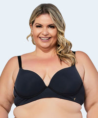 Sutiã Meia Taça Microfibra Plus Size - THAIS FERREIRA