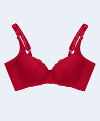Sutiã Estruturado Microfibra e Renda com Suporte - SANTA PASSION