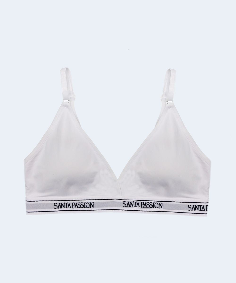 Sutiã Top Triangular Microfibra com Elástico (Linha Básica) - SANTA PASSION