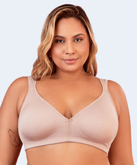 Sutiã Moldado Duplo sem Bojo Alça Reforçada Plus Size - VI LINGERIE