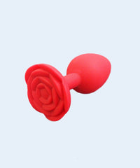 Plug AnaL em Silicone Formato de Rosa - Sexy Import