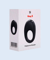 Anel Peniano Silicone com Vibro Recarregavel com 7 Modos de Vibrações - Sexy Import